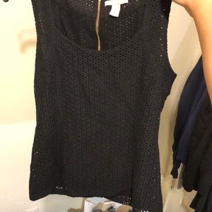 Banana republic black fitted top